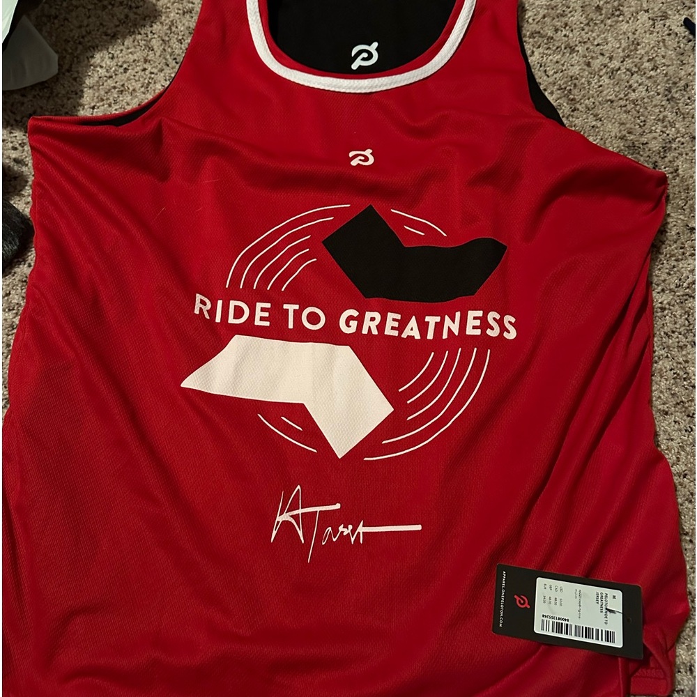 COPY - Peloton Alex Toussaint Ride to Greatness Reversible Jersey M NWT Men’s U…